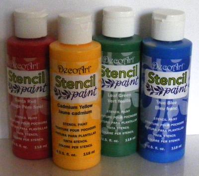 Production DecoArt Stencil Paints Acryl