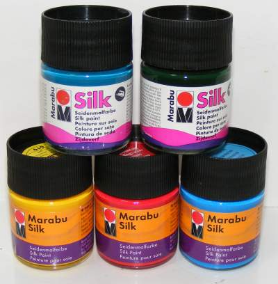 Production Marabu Silk paints